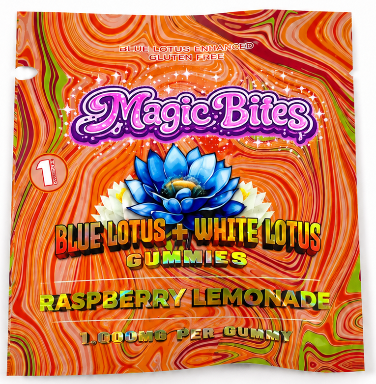Blue Lotus Raspberry Lemonade Gummy - 8 Pack