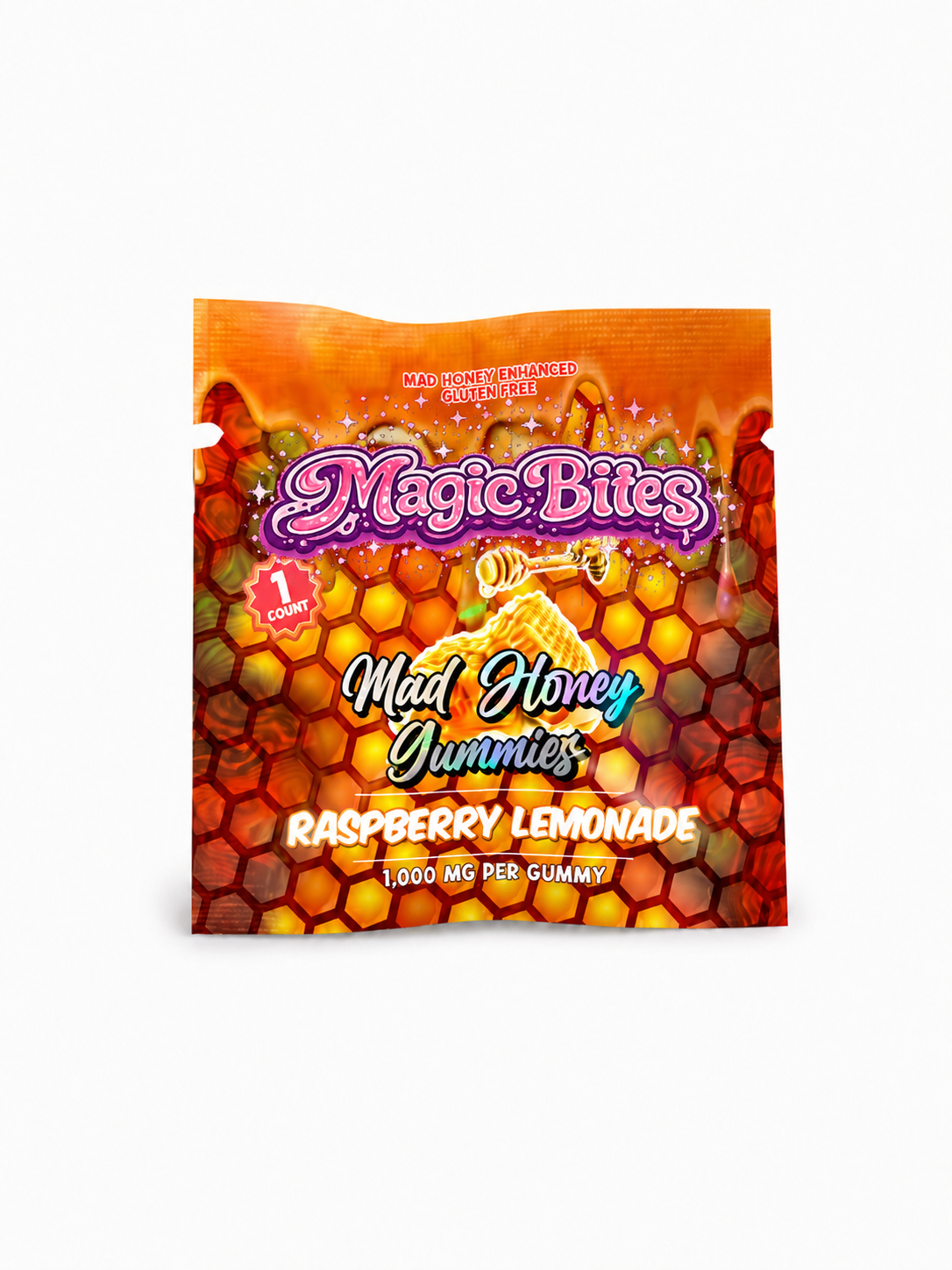 Mad Honey Raspberry Lemonade Gummy - 8 Pack
