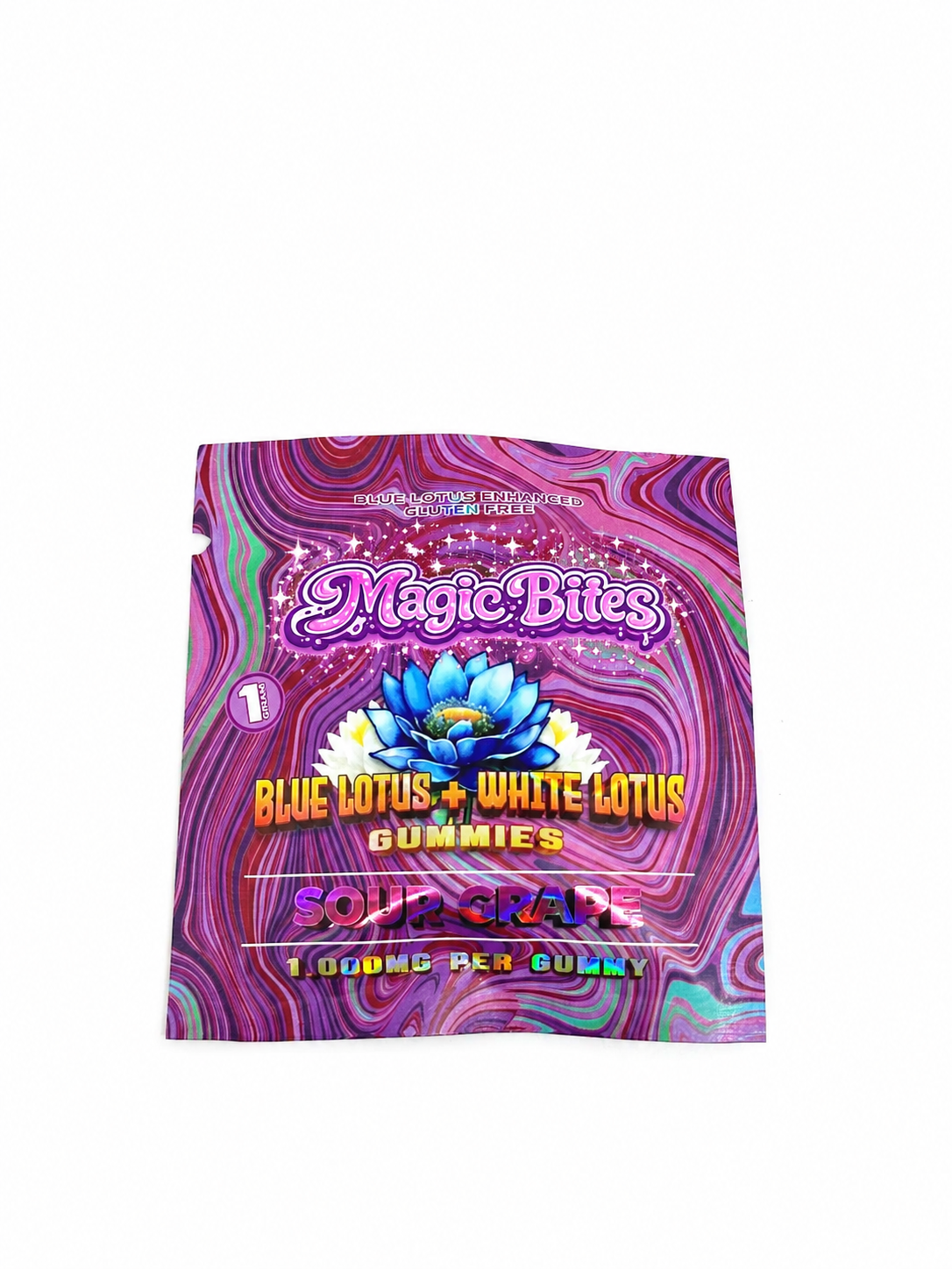 Blue Lotus Sour Grape Gummy - 8 Pack