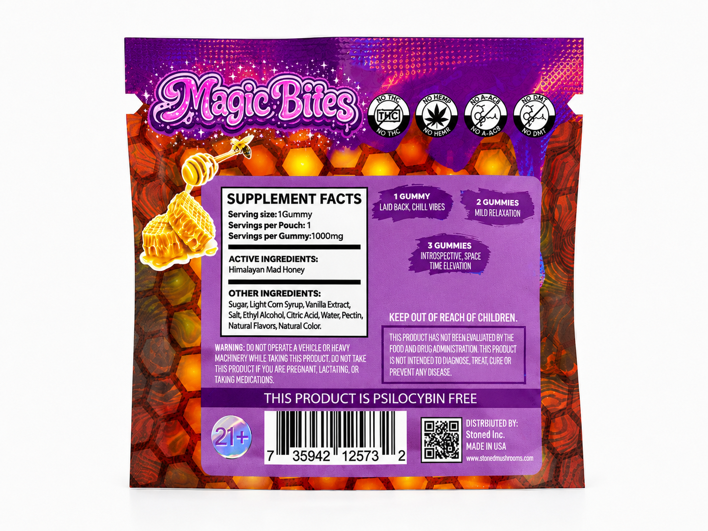 Mad Honey Sour Grape Gummy - 8 Pack